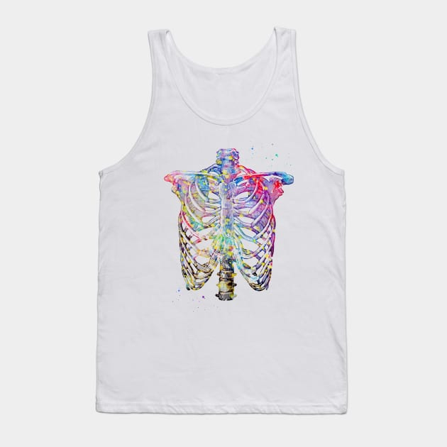 Rib Cage Tank Top by erzebeth